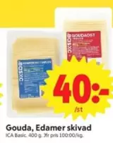 Gouda, Edamer skivad