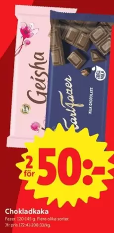 geisha - Chokladkaka