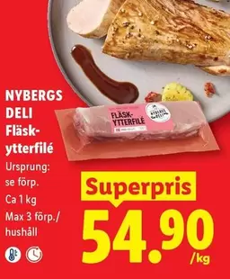 Nybergs Deli - Fläskytterfilé