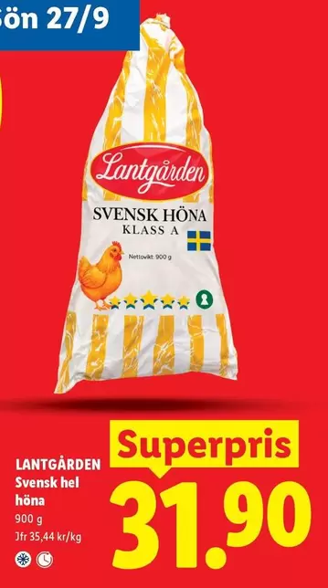 lantgården - Svensk H6na Klass A