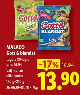 Malaco - Gott & blandat