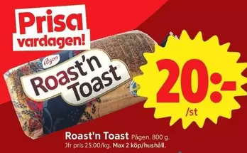Pågen - Roast'n Toast
