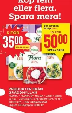 Flora - Gräddhyllan