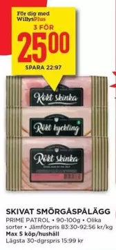 Prime - SKIVAT SMÖRGÅSPÅLÄGG