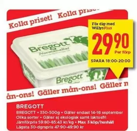 Bregott -  Normaliserat