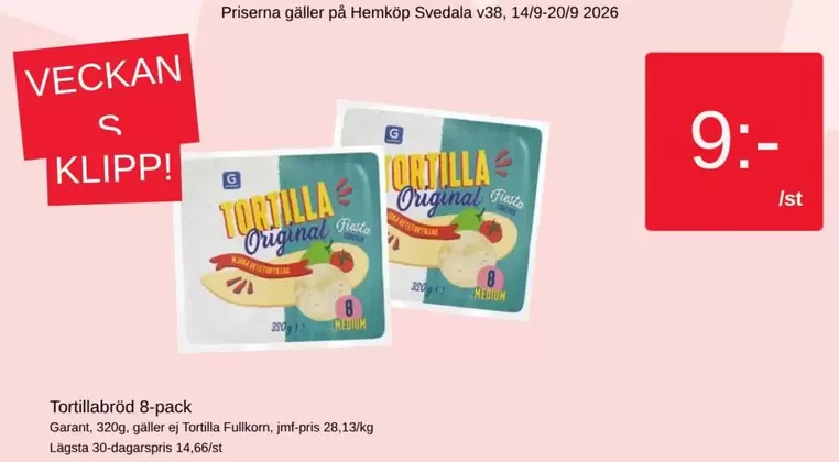 Garant - Tortillabröd