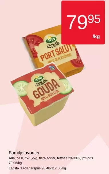 Arla - Familjefavoriter