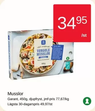 Garant - Vongole Musslor