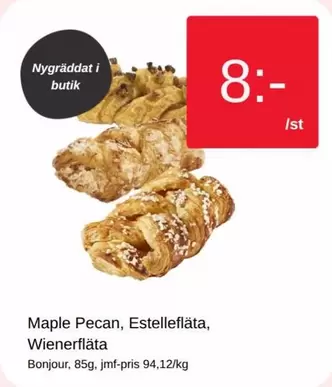 Bonjour - Maple Pecan, Estellefläta, Wienerfläta