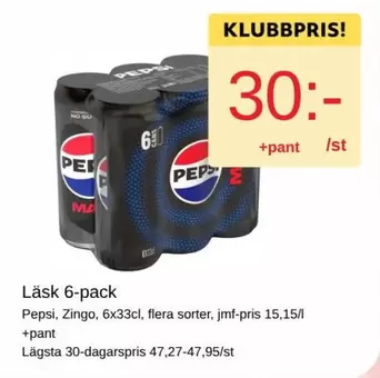 Pepsi - L
k 6-pack
