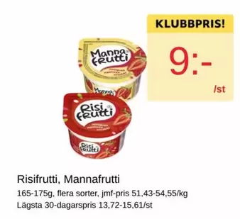 Risifrutti - , Mannafrutti