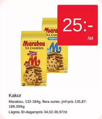 marabou - XL Cookies