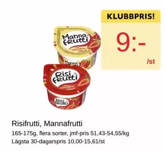 Risifrutti - RisiFrutti, MannaFrutti