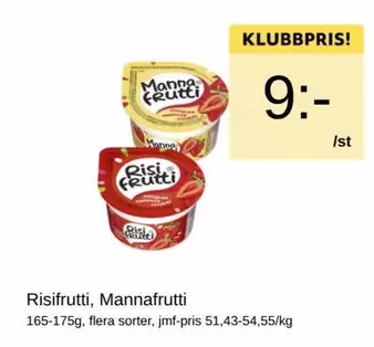 Risifrutti - , Mannafurutti