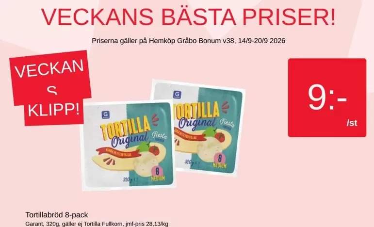 Garant - Tortillabröd