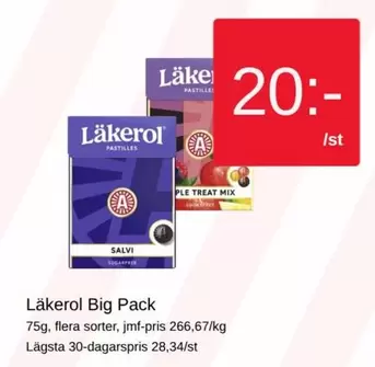 läkerol - L
k
k
rol Big Pack