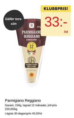 Garant - Parmigiano Reggiano