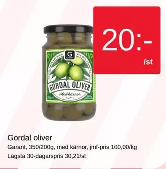 Garant - Gordal oliver