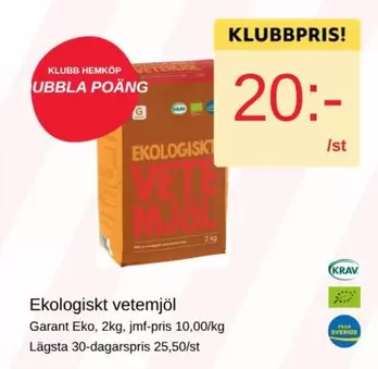 EKO - Ekologiskt vetemjöl