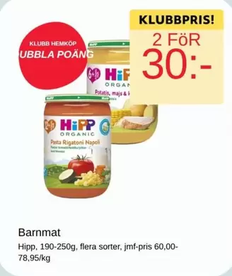 HIPP - Barnmat