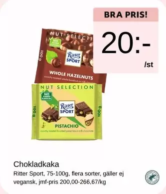 Ritter Sport - Chokladkaka