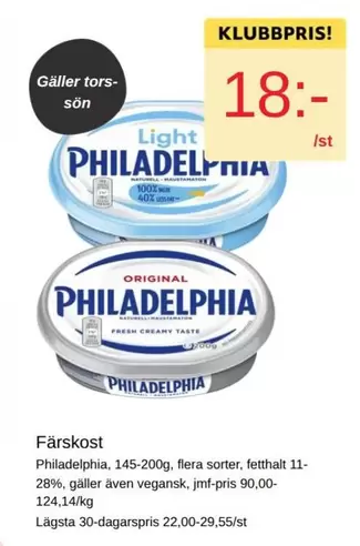 Philadelphia - Färskost