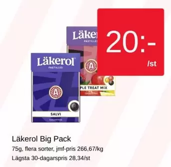 läkerol - Lakerol Big Pack