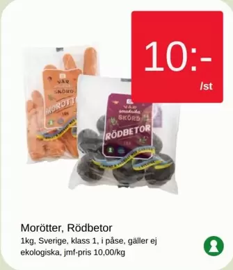 Morötter, Rödbeta