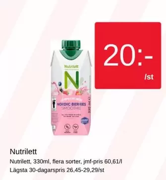 Nutrilett - Nordic Berries Smoothie