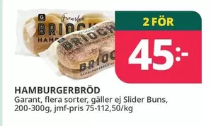 Garant - HAMBURGERBRÖD