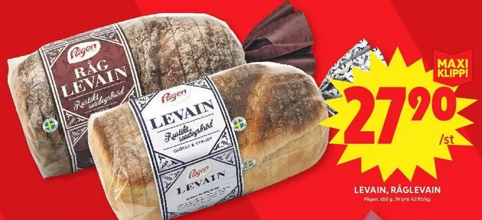 Pågen - Levain, Råg Levain