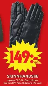 Mywear - SKINNHANDSKE