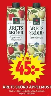 Kiviks - ÅRETS SKÖRD ÄPPELMUST