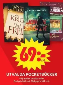 UTVALDA POCKETBÖCKER
