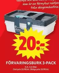 FÖRVÄRINGSBURK 3-PACK