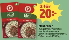 kungsörnen - Makaroner