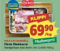 Scan - Färsk fläskkarré