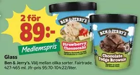 Ben & Jerry's - Glass