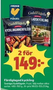 Guldfågeln - KYCKLINGINNERFILÉER