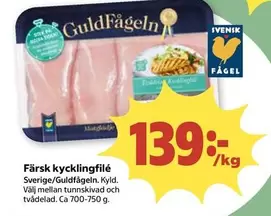 Guldfågeln - Färsk kycklingfilé