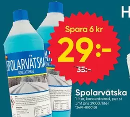 Spolarvätska Koncentrerad