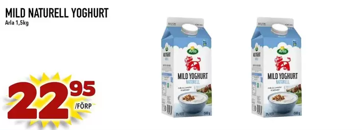 Arla - MILO NATURELL YOGHURT