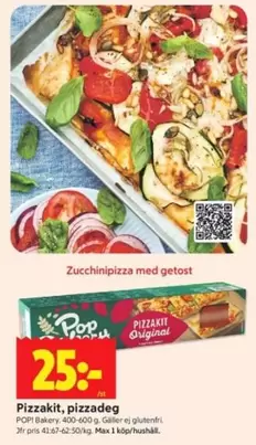 Pizzakit, pizzadeg