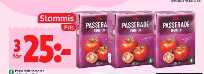 Passerade tomater
