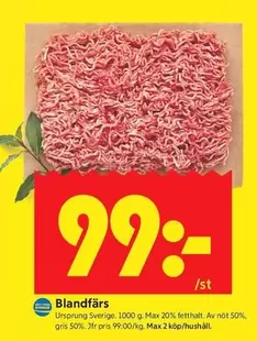 Blandfärs