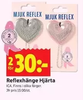 Reflexhänge Hjärta