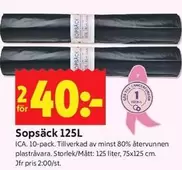 Sopsäck 125L