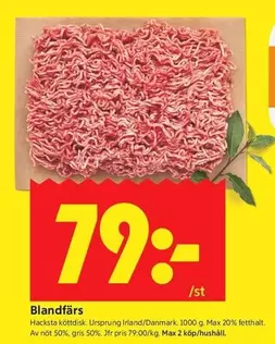 Blandfärs