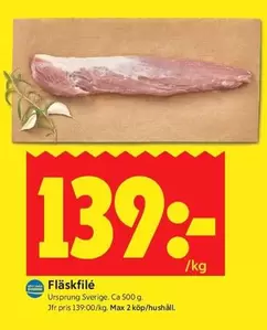 Fläskfilé