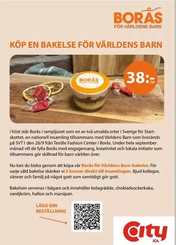 Start - Köp en bakelse för Världens Barn